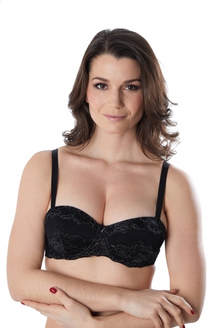 7012-diamant Noir - Soutien-gorge