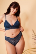 341614-lob Bleu - Ensemble soutien-gorge / tanga, image n° 1