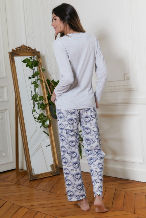 77055-tova Gris - Ensembles pyjama