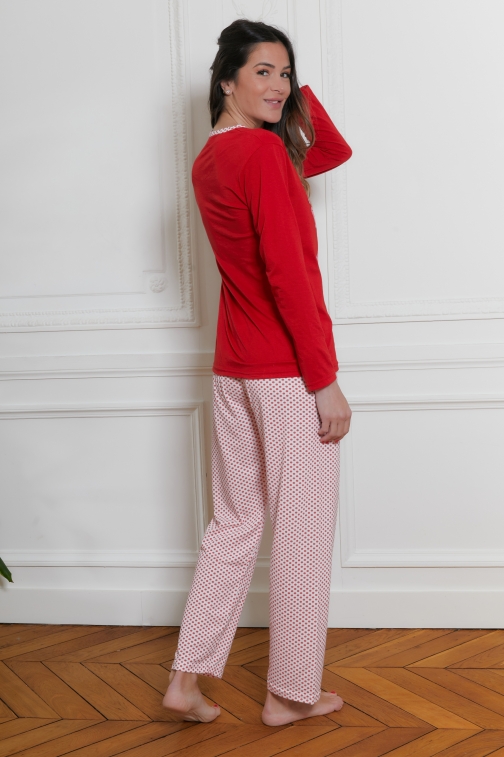 77057-rina Rouge - Ensembles pyjama