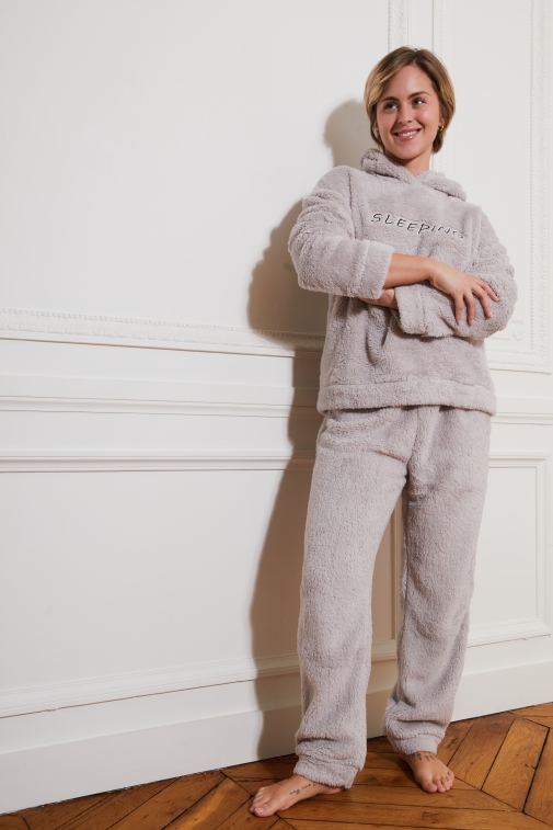 77120-julie Beige - Ensembles pyjama