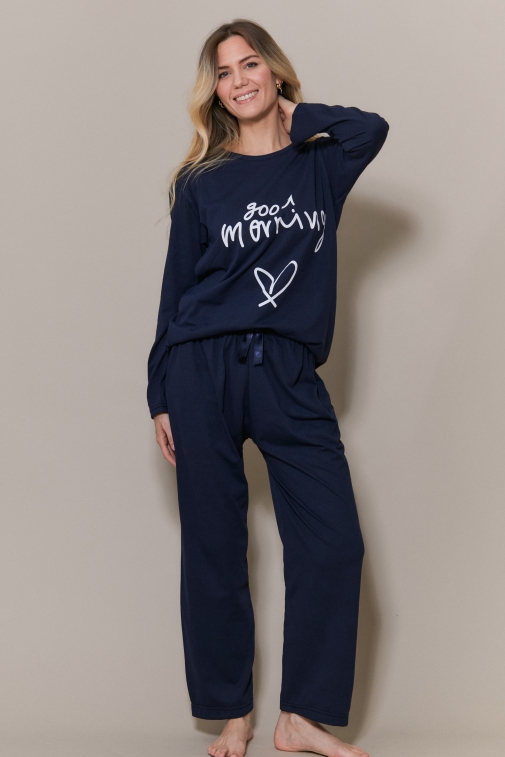 77331-elona Bleu - Ensembles pyjama