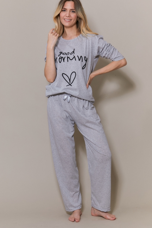 77331-elona Gris - Ensembles pyjama