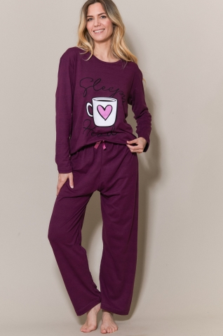 77333-avital Violet - Ensembles pyjama